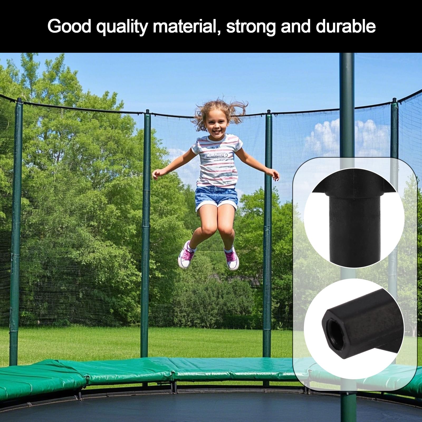 Pièce En T Pour Trampoline - Connecteur Robuste Tube 16mm 21mm - Remplacement Durable
