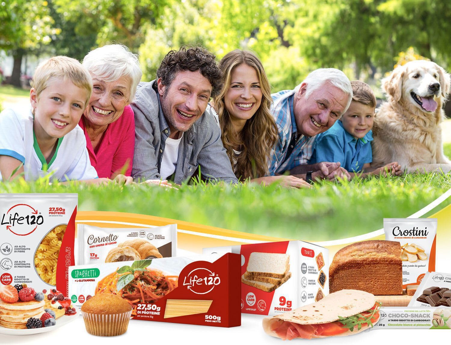 Life 120 - Box Pizza - Pizza Proteica Keto de Bajo Contenido en Carbohidratos, Rica en Fibra y Alto Contenido de Proteínas - 190g - Caja de 6