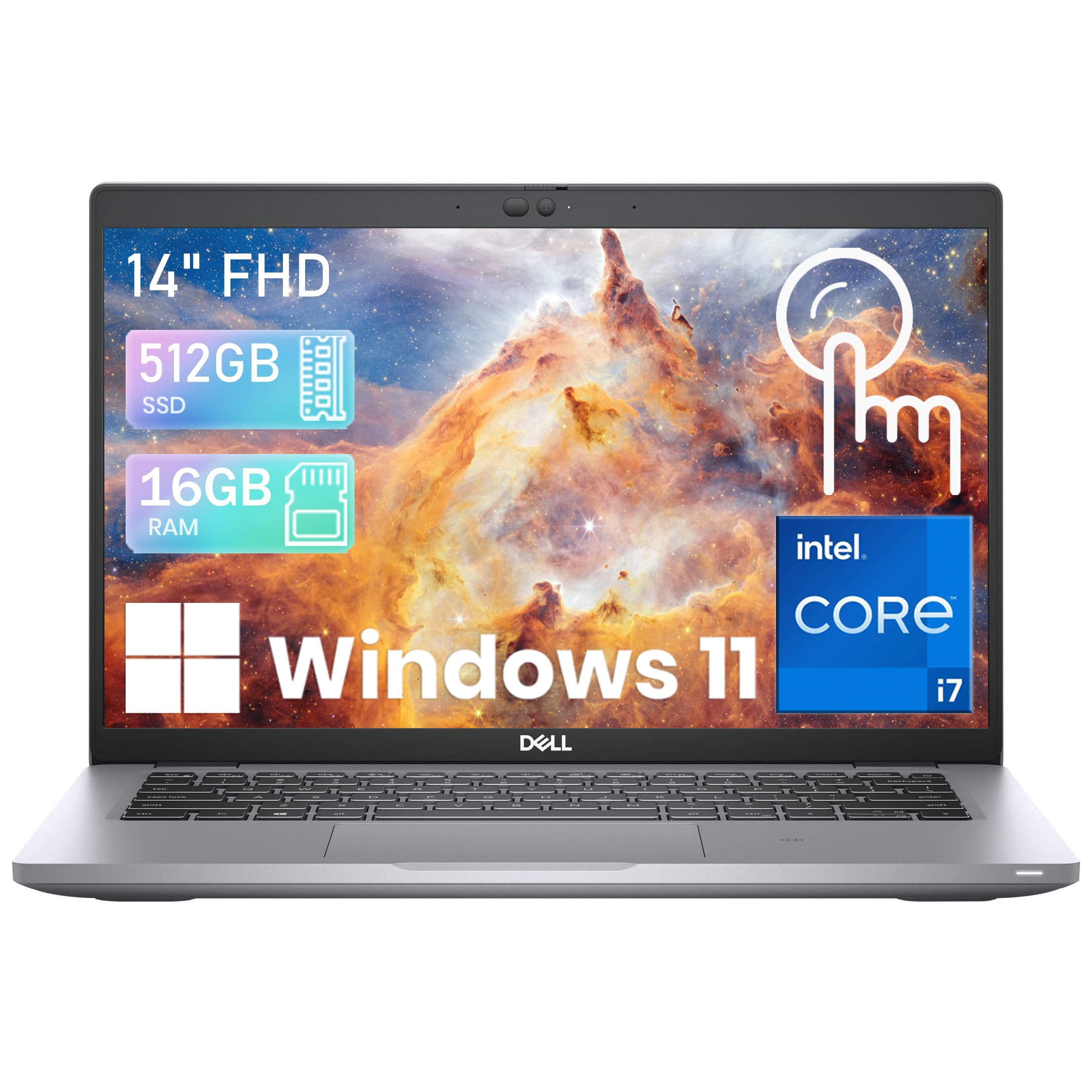 Dell Latitude 5420 14" FHD Touchscreen Laptop i7, Intel Core i7-1165G7 up to 4.7GHz, 16GB RAM, 512GB SSD, Thunderbolt4, Backlit Keyboard Windows 11 Pro (Renewed)
