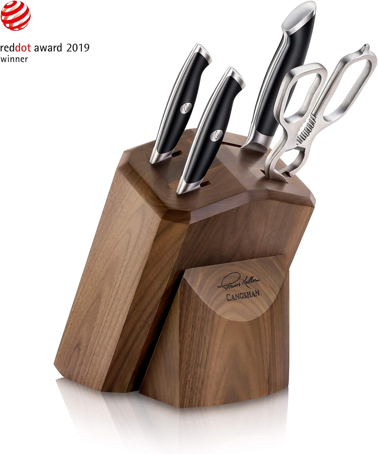 Nеw Dеаl Cangshan 1024708 Thomas Keller Signature Collection 5-Piece Knife Block Set Blасk Frіdау - 70% оƒƒ Cangshan 1024708 Thomas Keller Signature Collection 5-Piece Knife Block Set