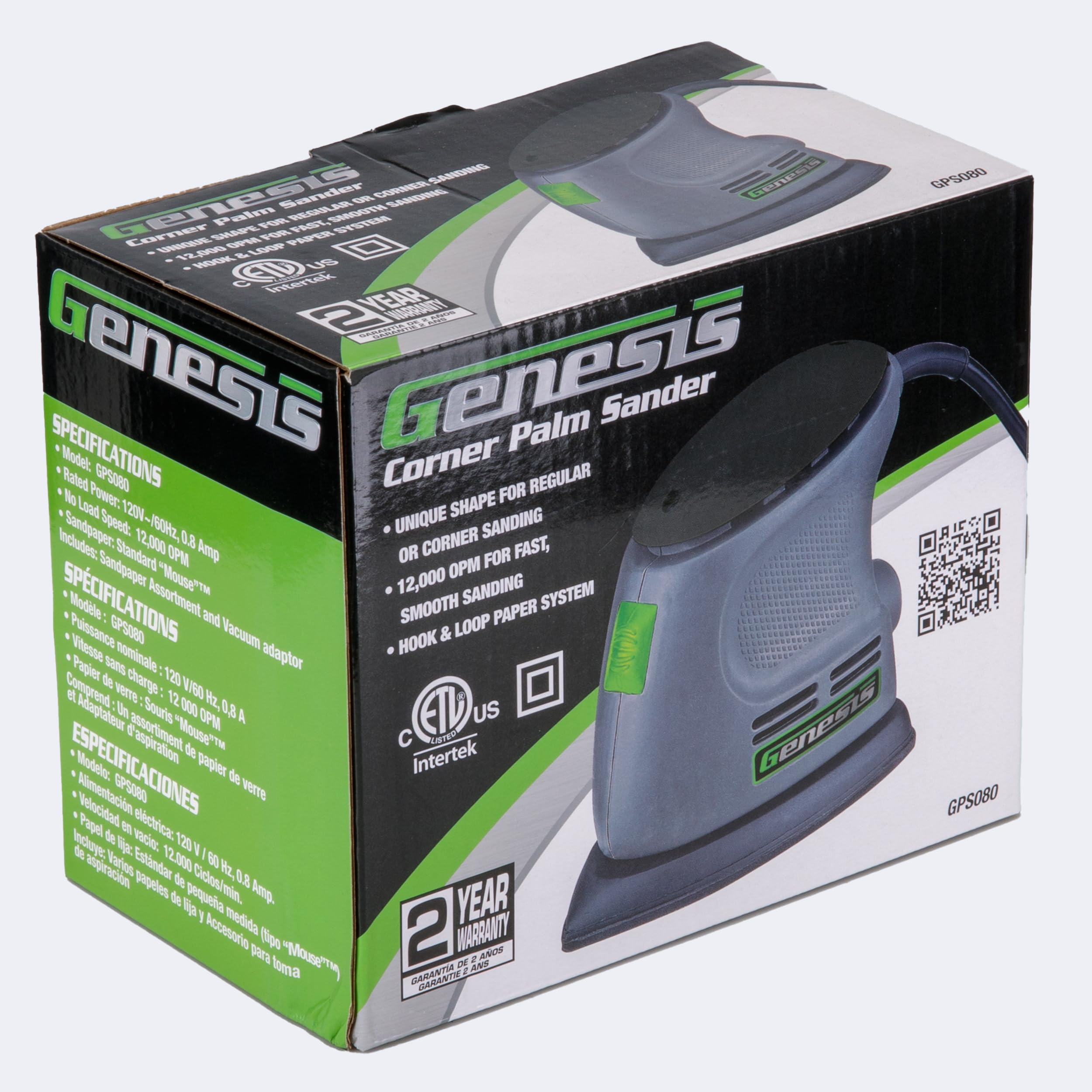 Genesis GPS080 Palm Sander - Detail Sanding -5