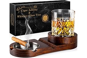 Monsiter QE Cigar Ashtrays: Men Decor for Home Gifts