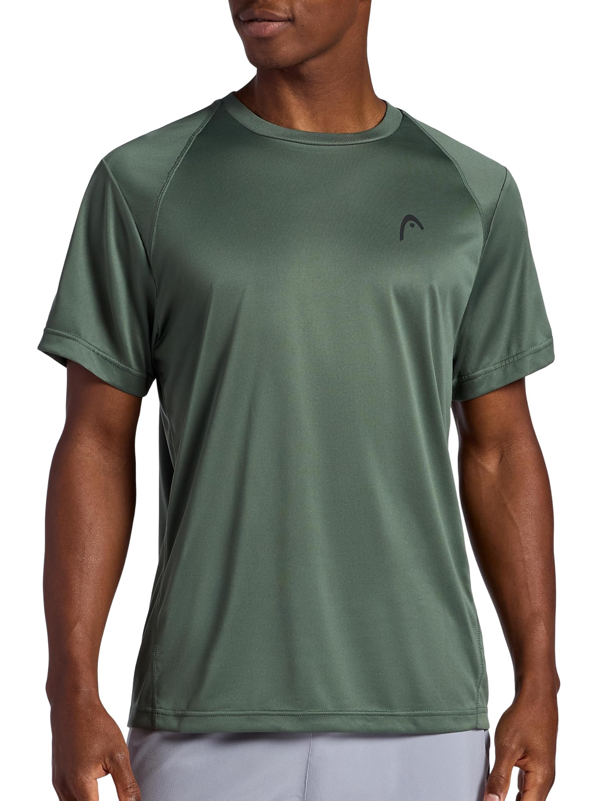 Men's Power House Crewneck Tee, Standard Fit, Lightweight, Raglan Sleeves