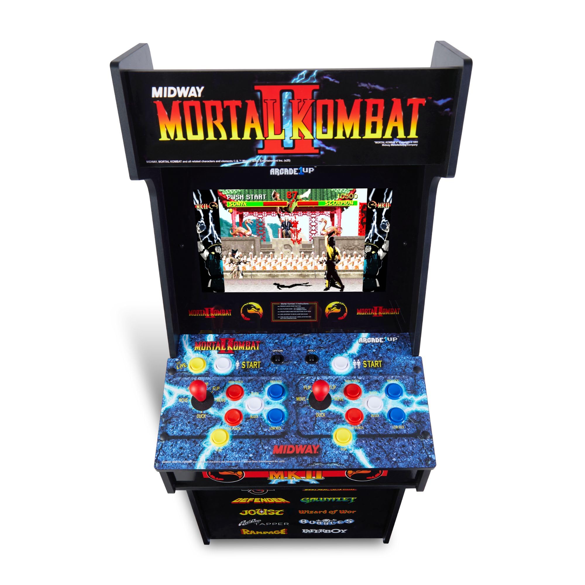 アーケード1UP モータルコンバット2 全12タイトル 格闘ゲーム Amazon | Arcade1up Mortal Kombat II クラシック SE アーケードゲーム