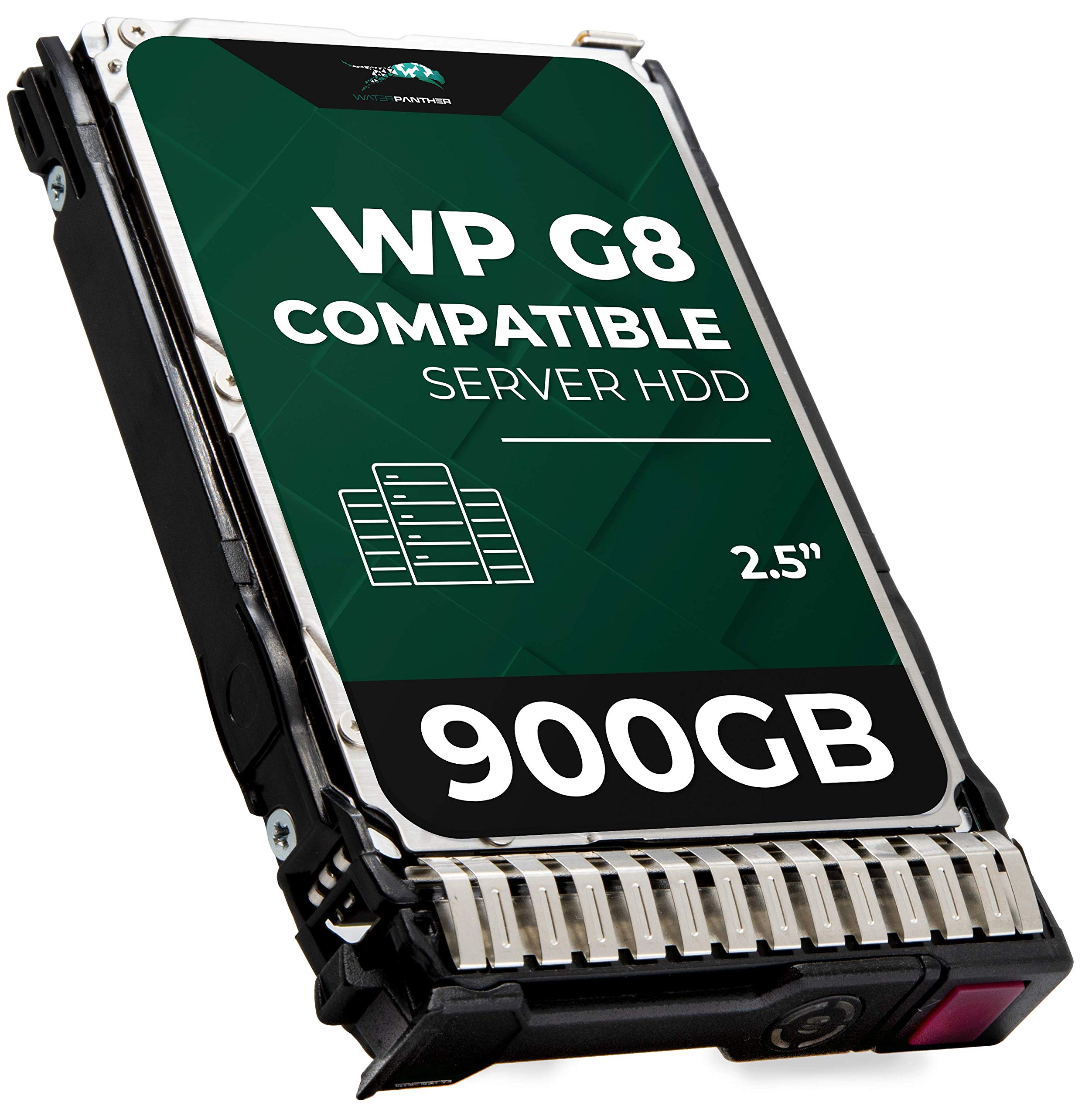 900GB 10K RPM SAS 2.5-Inch HDD for HP ProLiant Servers | Enterprise Hard Drive in G8 G9 Tray Compatible with 785411-001 785069-B21