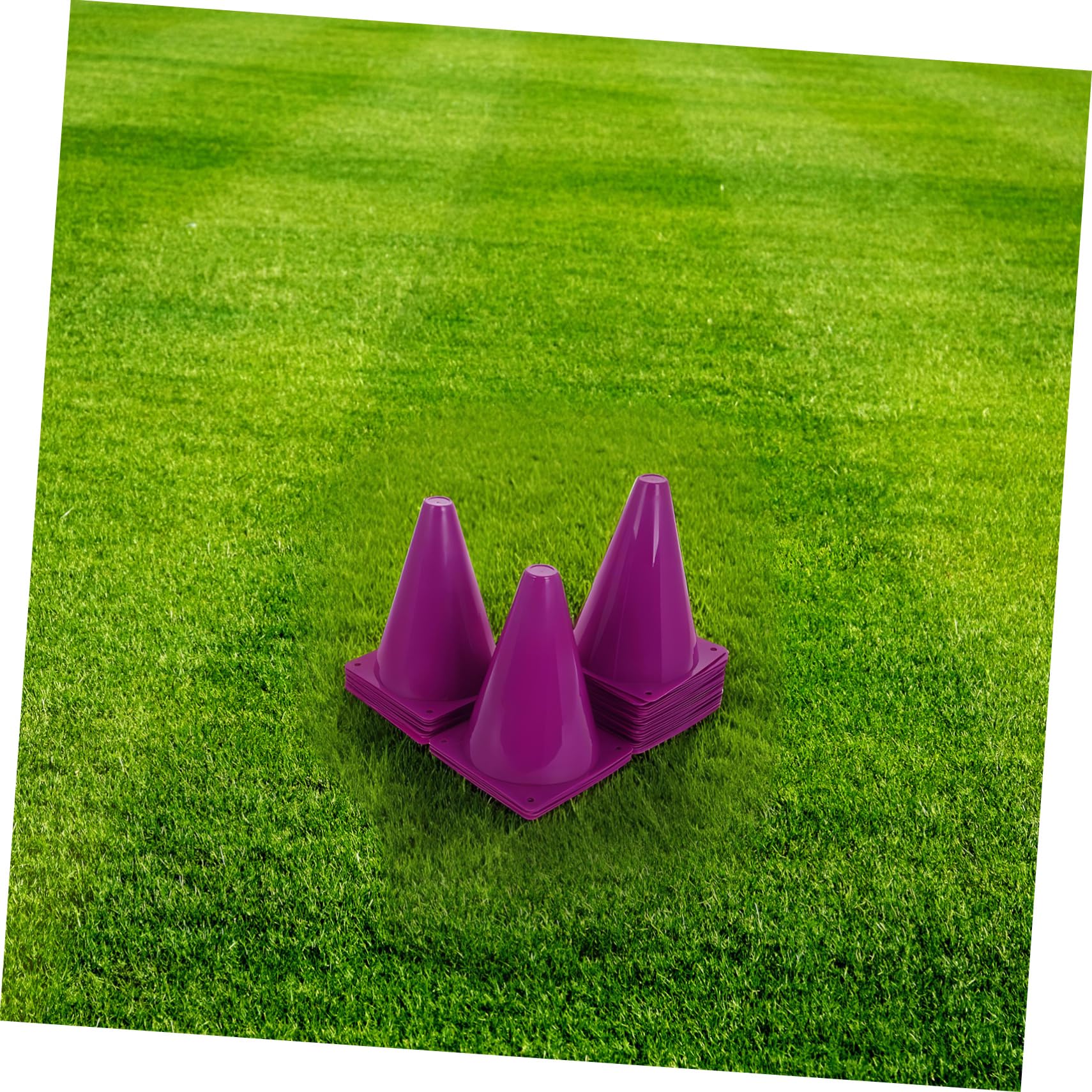 40pezzi Coni per Allenamento Sportivo in Plastica Attrezzatura per Allenamento Calcio Football e Basket per Ragazzo e Adulti
