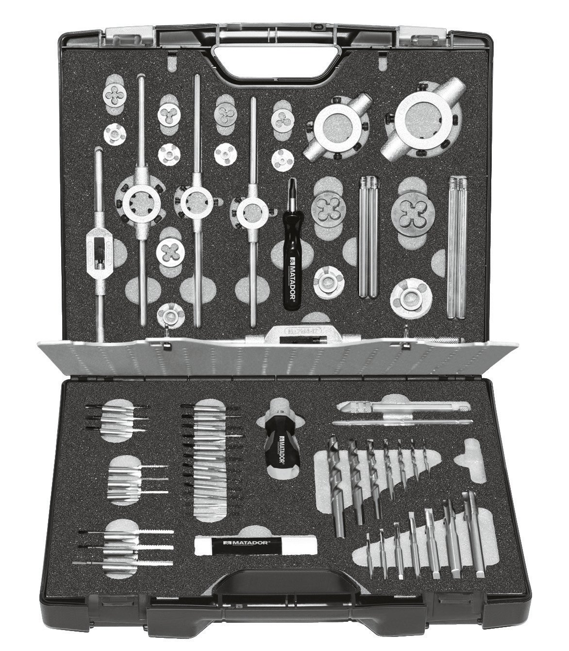 Matador filetage Kit d'outils pro M3-M12 0766 9610 pour taraudage précis