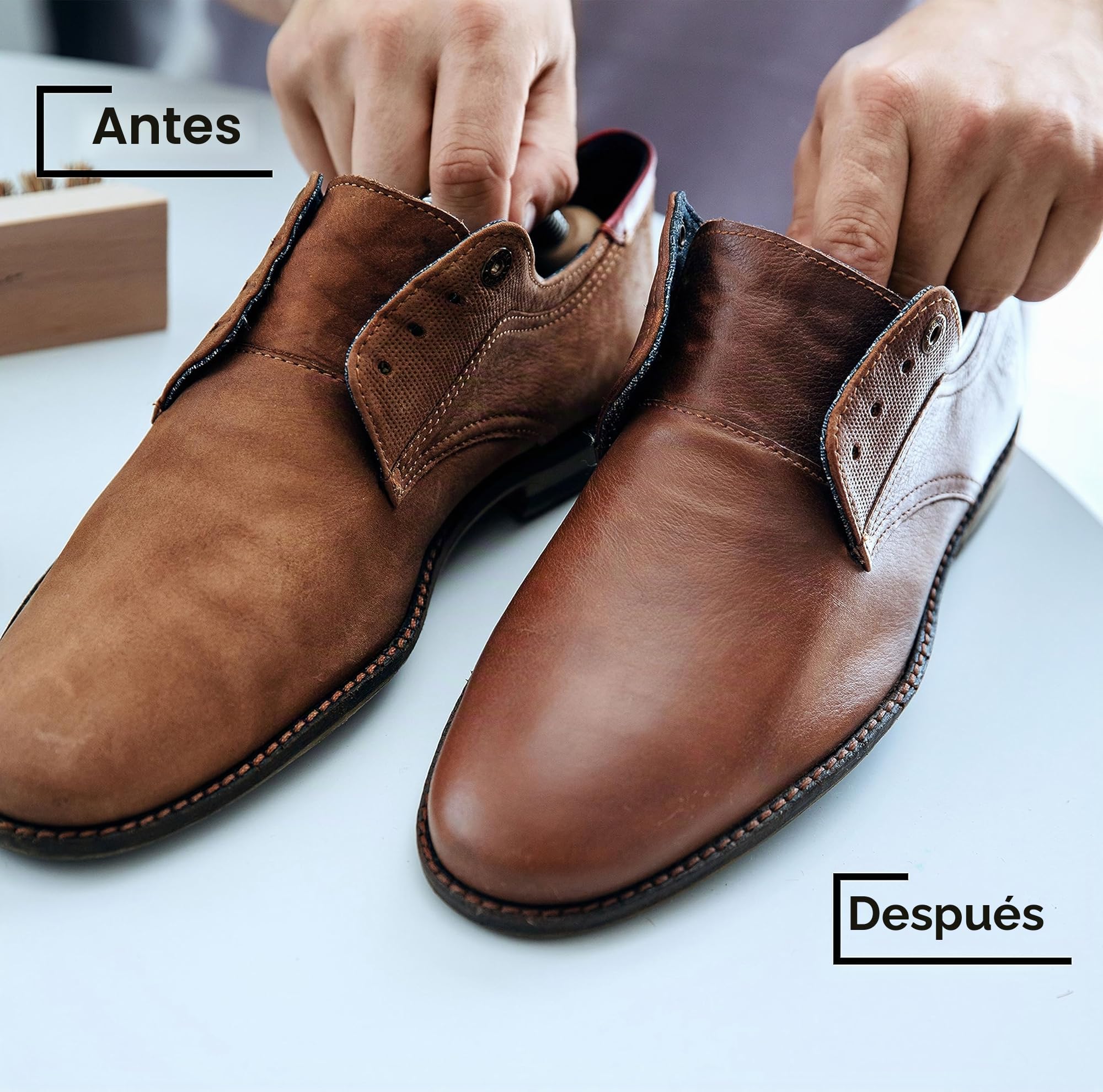 Kaps Crema para Zapatos con Aplicador de Esponja, Cuidado Intensivo y Nutritivo del Cuero, Delicate, 70 Colores