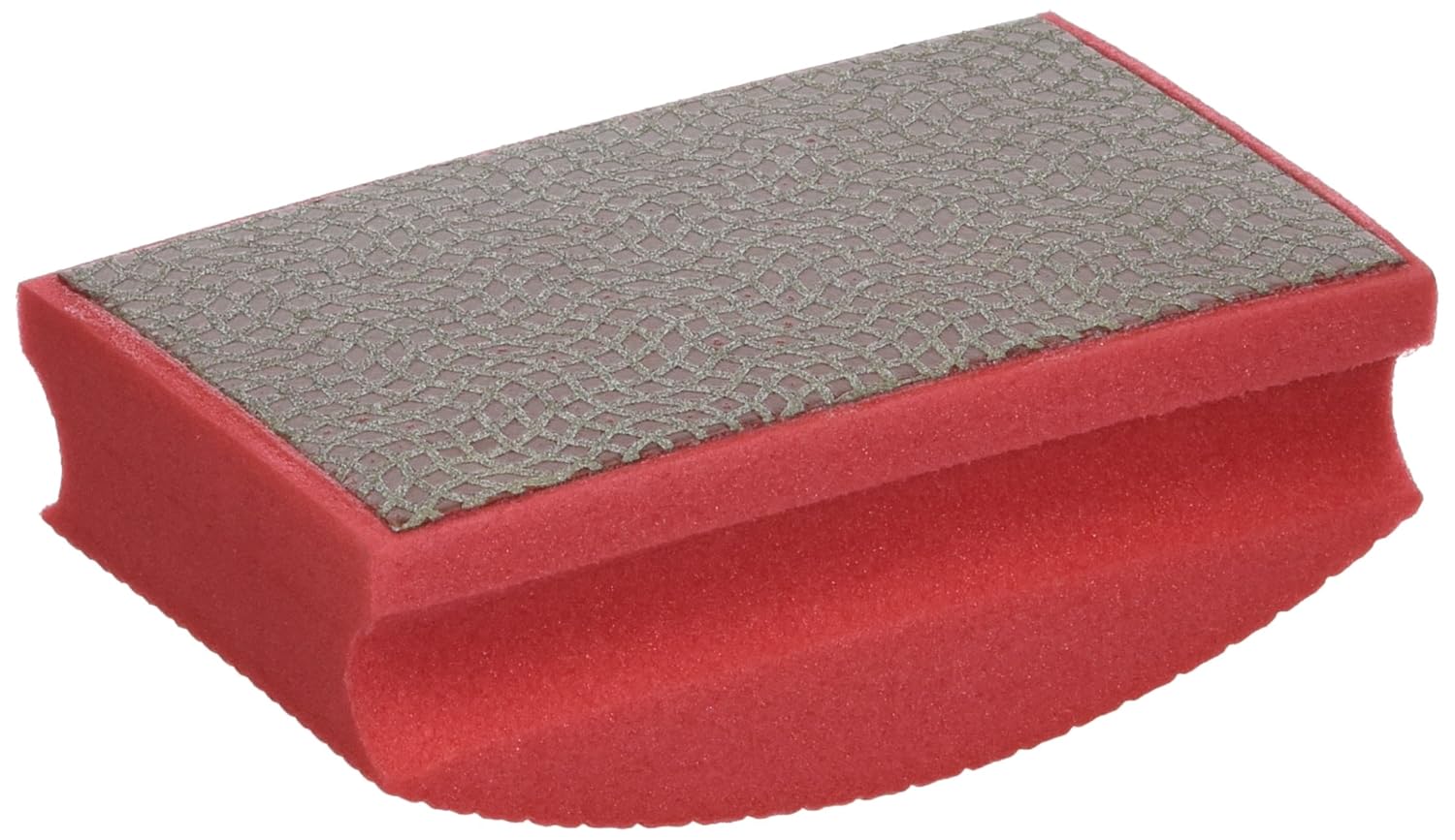 Norton QHP200 Quadroflex Curved Diamond Abrasive Hand Pad, Lightweight Conformable Backing, 3-1/2" Length x 2-1/8" Width, Grit 200 (Pack of 1)