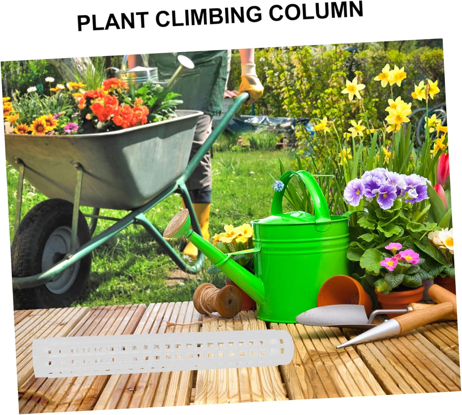 KESYOO 3sets Climbing Pole Water Large Decorative Plant Stakes Plant Poles for Potted Plants Poles for Climbing Plants Moss for Climbing Plants Column Coir Poles White Pp 6pcs*3