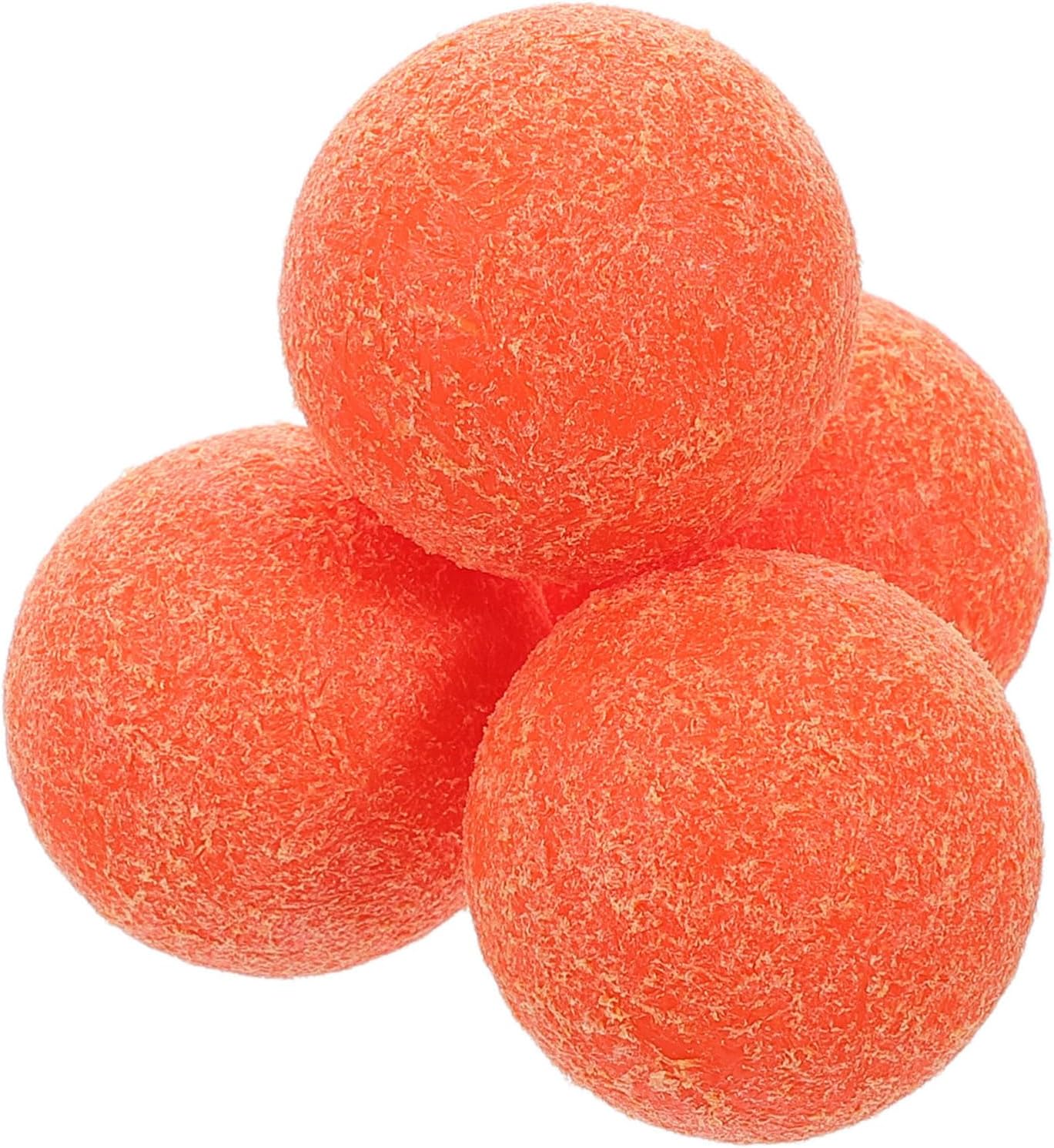 INOOMP 4pcs Orange Plastic Foosball Replacement Balls, 36mm Standard Size