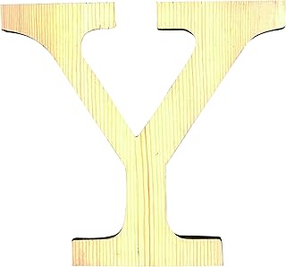Artemio 14001105 Wooden Letter Y Upper Case-11.5 Cm