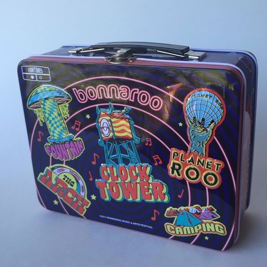 Amazon.com: Bonnaroo Metal Lunchbox, Bonnaroo Collectible
