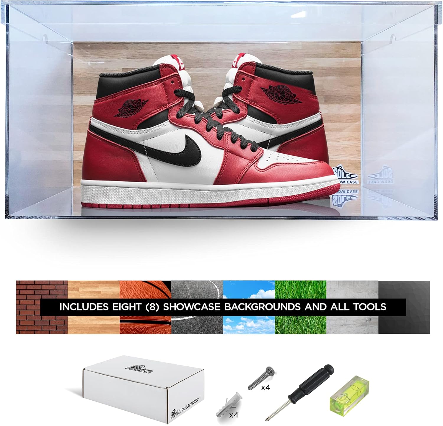 jordan shoe display case