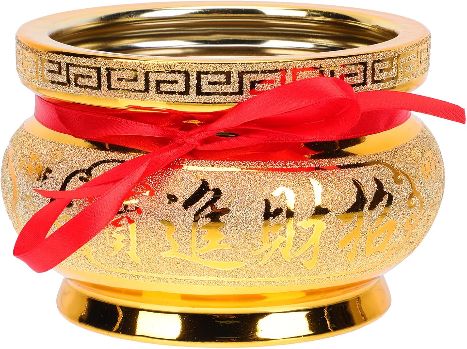 Ceramic Incense Holder Decorative Censer 6-Size Metallic Accent Aroma Stove for Zen Meditation and Home Fragrance Desktop Ornament Random Style