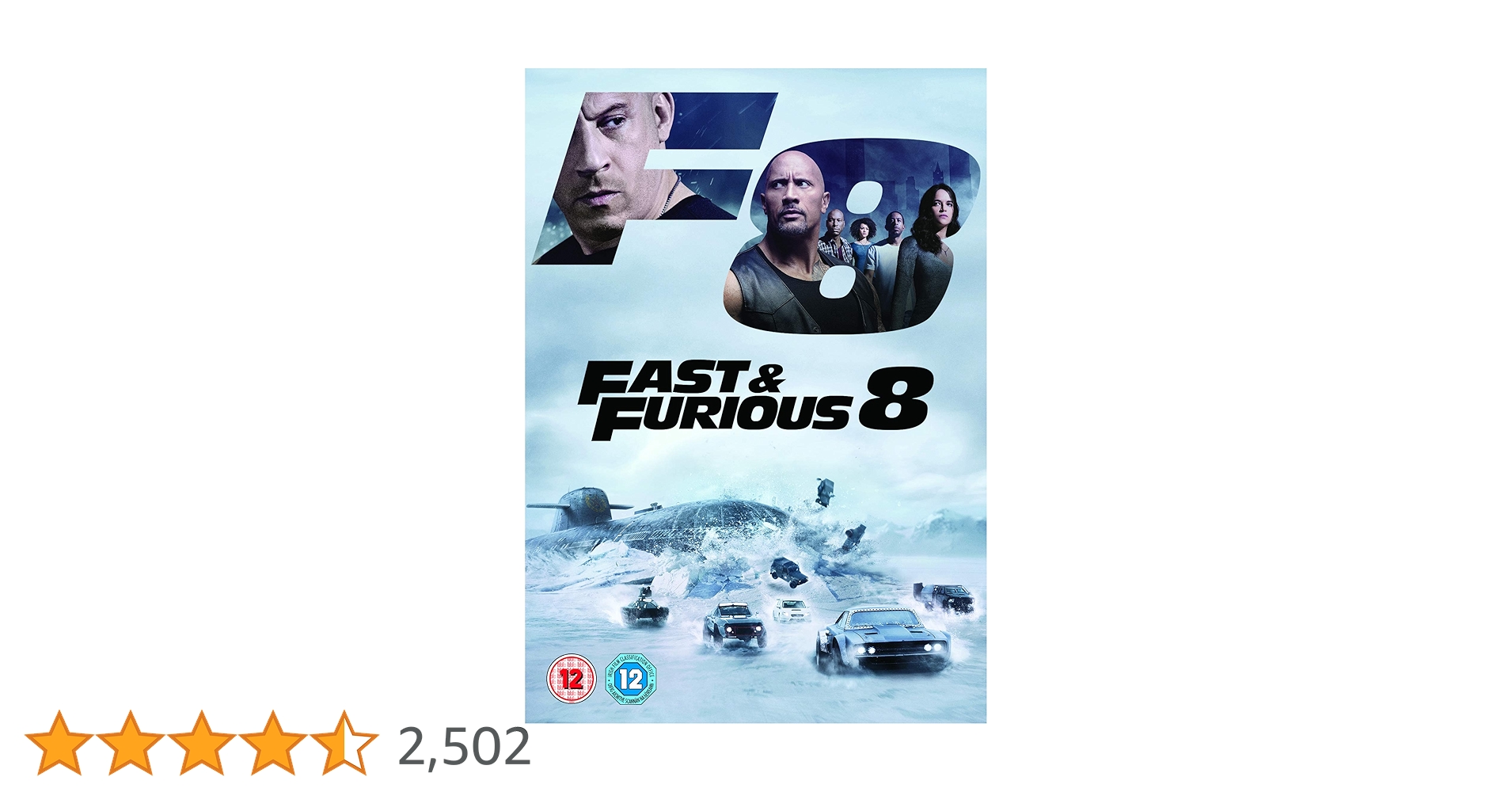 Amazon.co.jp: Fast & Furious 8 [Regions 2,4] : DVD