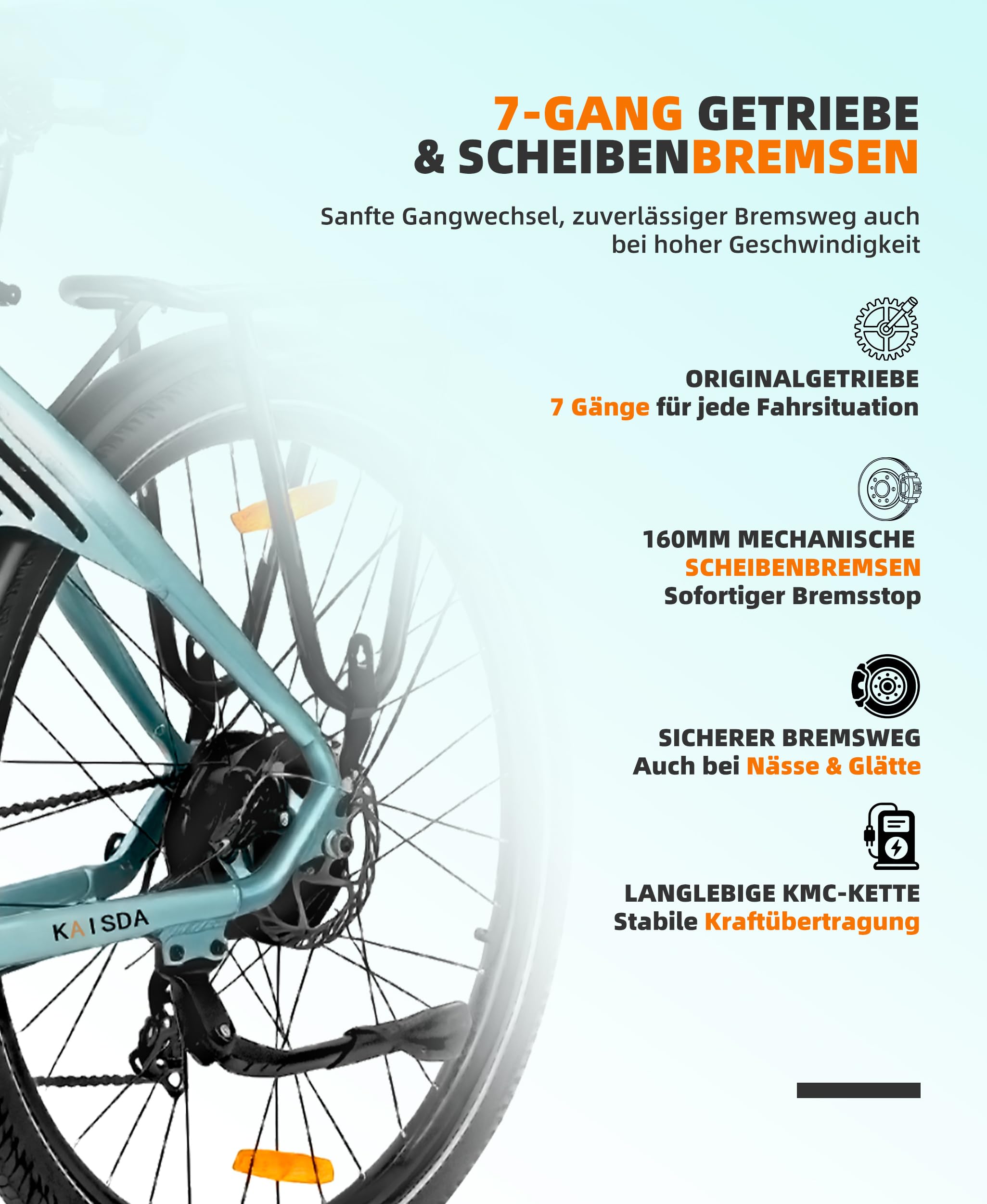 E-Bike Damen 28/26 Zoll,Elektrofahrräder City E-Bike Herren Damen mit 36V 20Ah Akku, bis 80 km, 250W Motor, 7-Gang, LCD-Display