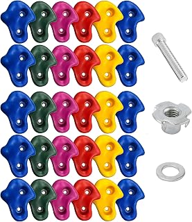 Reznor Climbing Holds - 30 Rough and Realistic Rock Textured Grips for All Skill Levels Price In India