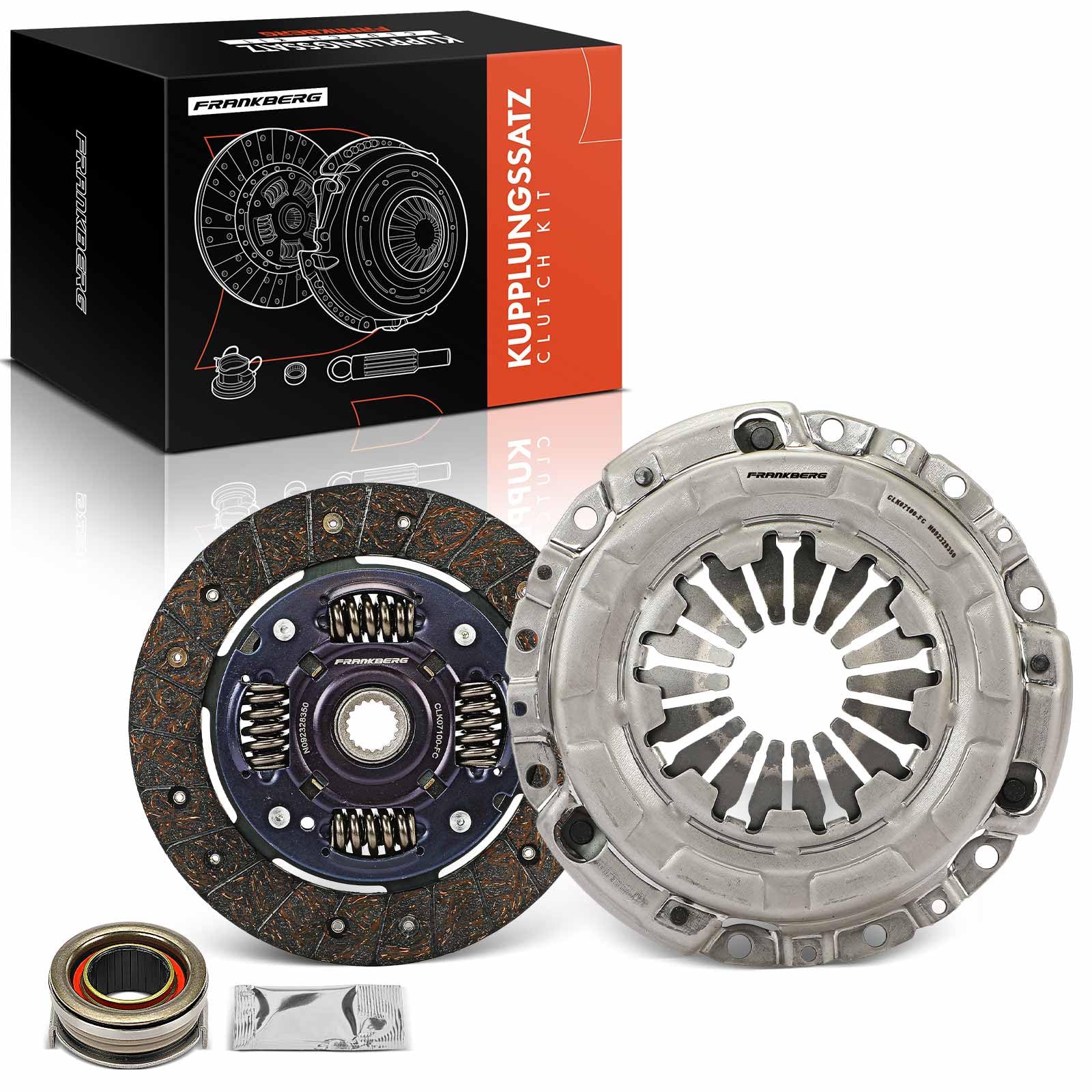 Frankberg Kit de embrague con cojinete de desembrague 926528004 | Compatible con: Matiz M200 M250 ,Alto FF HA24 ,Wagon R+ Hatchback EM