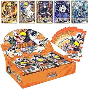 NAVESO 165 Stück Cartoon Sammelkarten - Schwarz Silber Gold Folienkarten Mit Deck Box