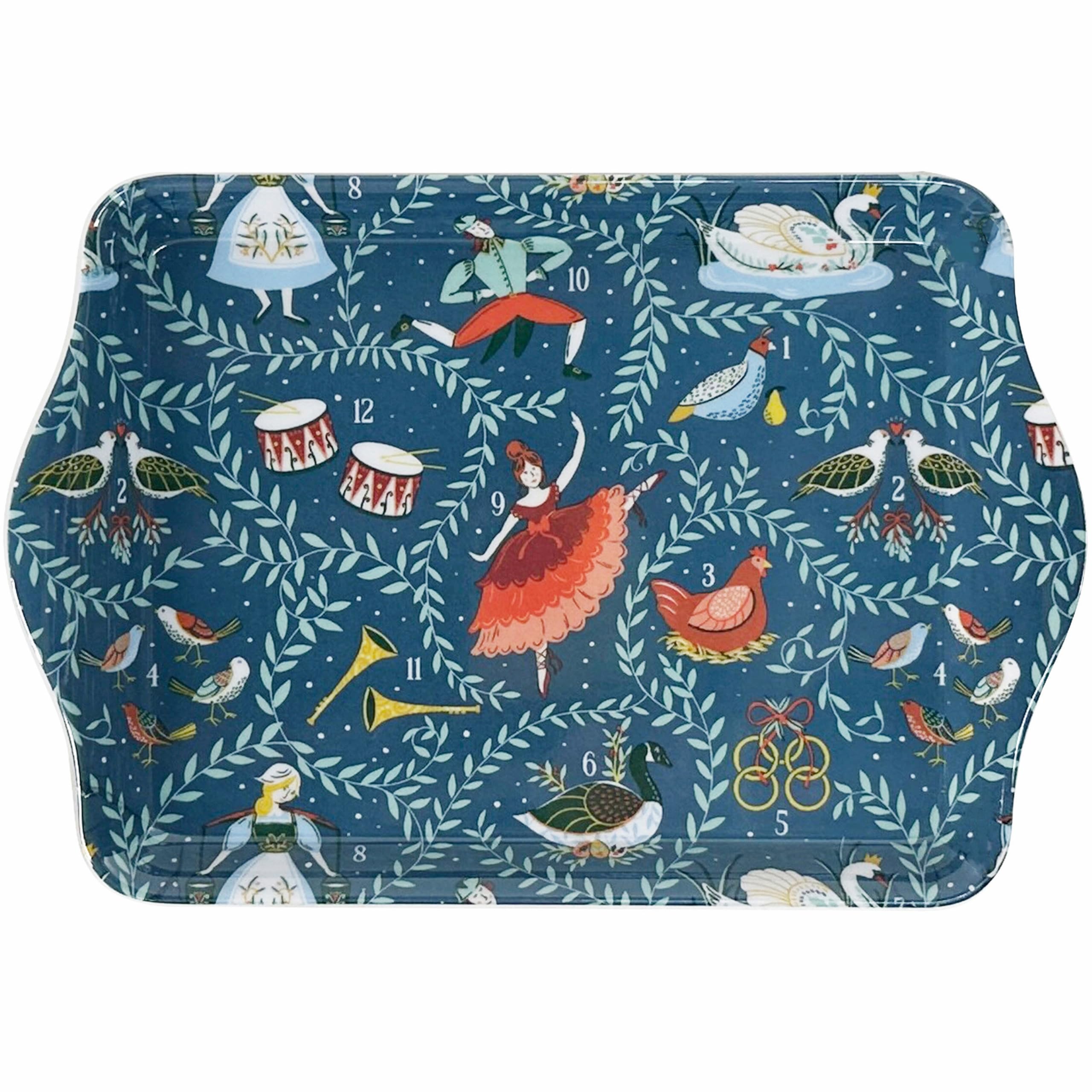 Ulster Weavers - Scatter Tray - 12 Days of Christmas - Green