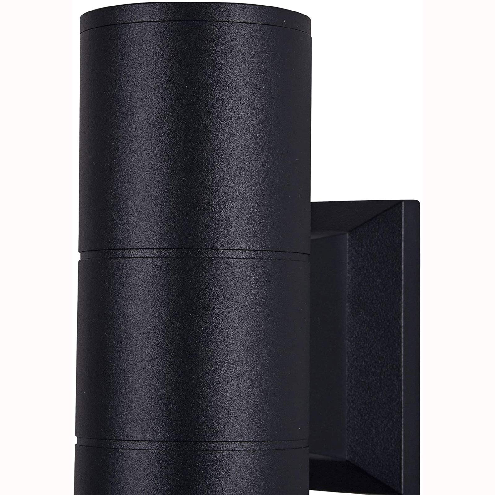 Applique murale moderne pour intérieur et extérieur, en aluminium noir, résistante à l'eau et à la poussière, compatible avec les couloirs, salles de bains, vérandas, chambres et couloirs.
