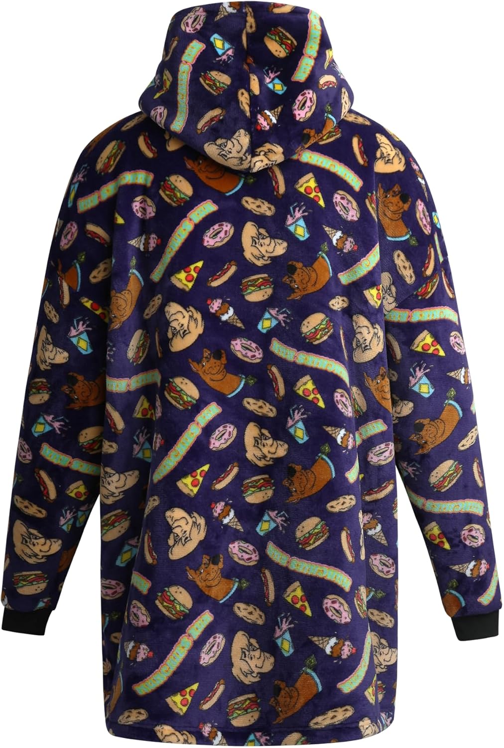 Scooby-Doo Cosplay Blanket Hoodie, Oversized Wearable Hoodie, Plush Fleece, One Size