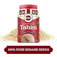 Vista 3 de Sésamo molido puro Tahini de Baron's, 100 % kosher, tarros de 16 onzas