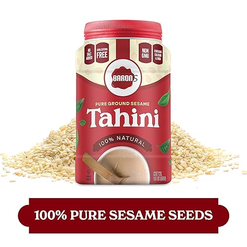Miniatura 3 de Sésamo molido puro Tahini de Barons 100 kosher tarros de 16 onzas