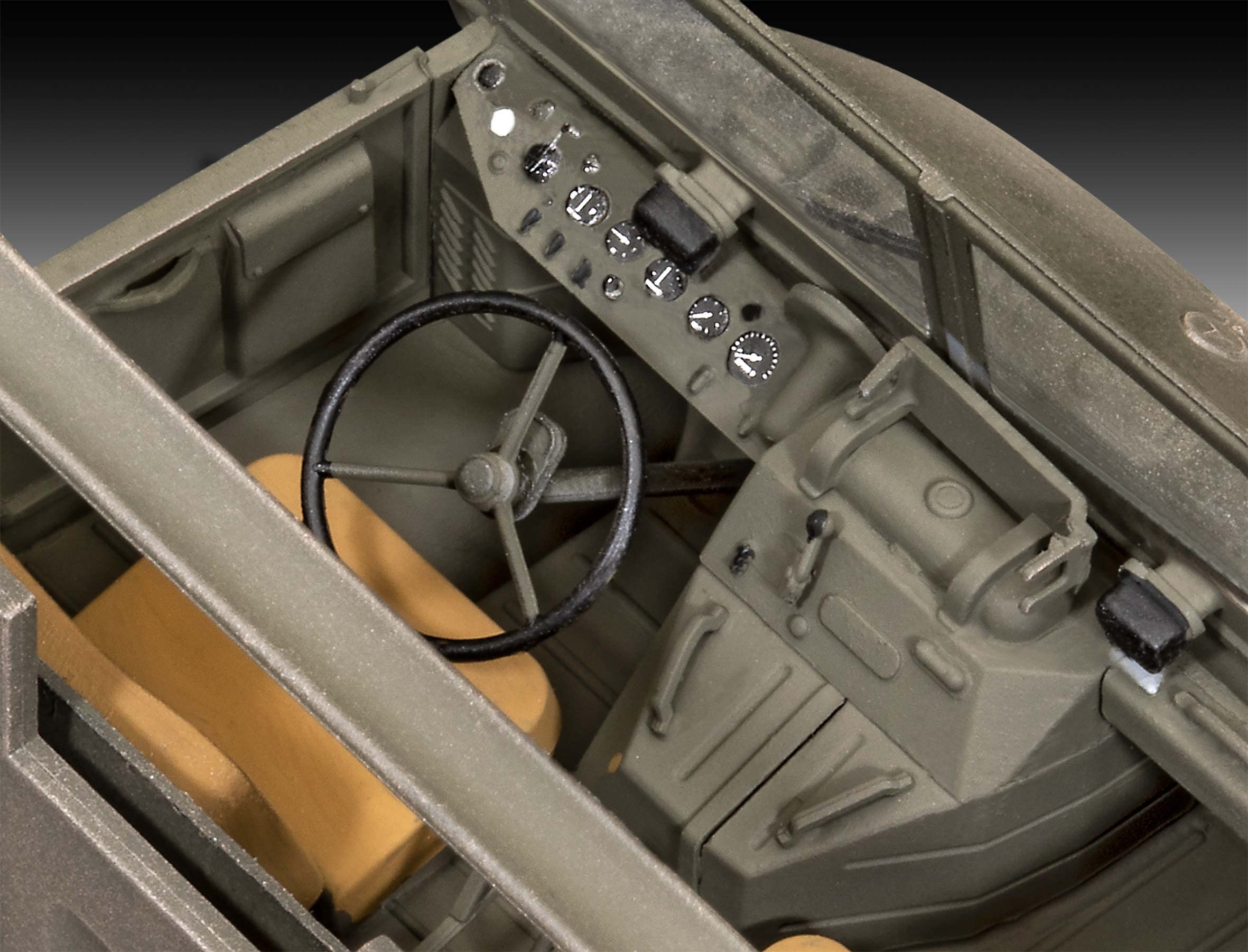 Revell Zestaw modelarski Unimog 404 S | uniwersalny pojazd na wszystkie koła z lat 50. XX wieku, szczegółowe podwozie i kabina kierowcy, w zestawie klej i pędzel