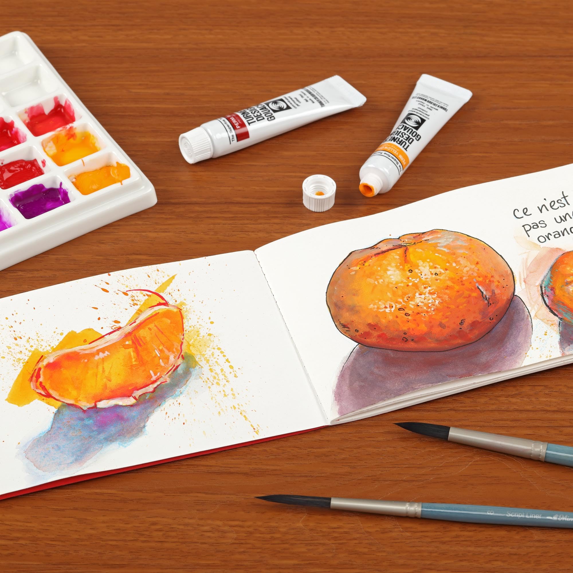 New York Central Eternity Ninety Lot de 10 carnets de croquis aquarelle 20,3 x 25,4 cm, couverture souple noire, carnet de croquis aquarelle avec bande élastique, 100 feuilles au total, 100 % coton