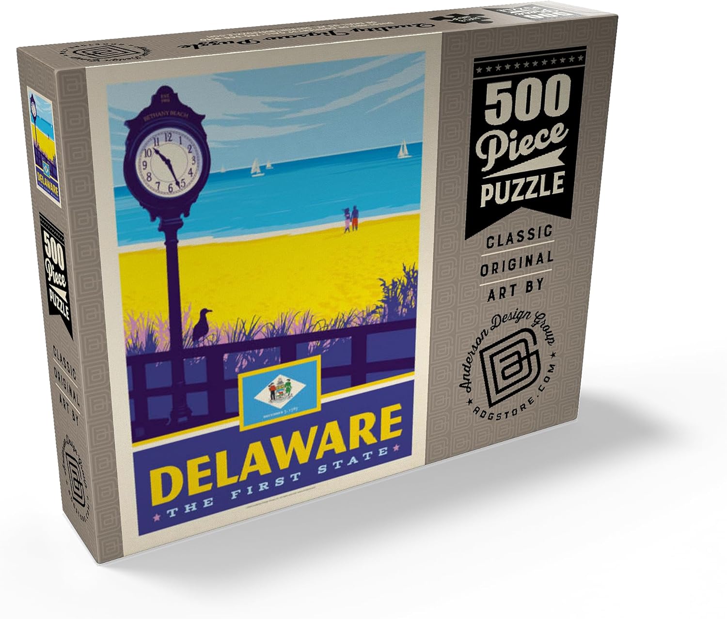 MyPuzzle Delaware: The First State - Premium 500 Piece Jigsaw Puzzle for Adults