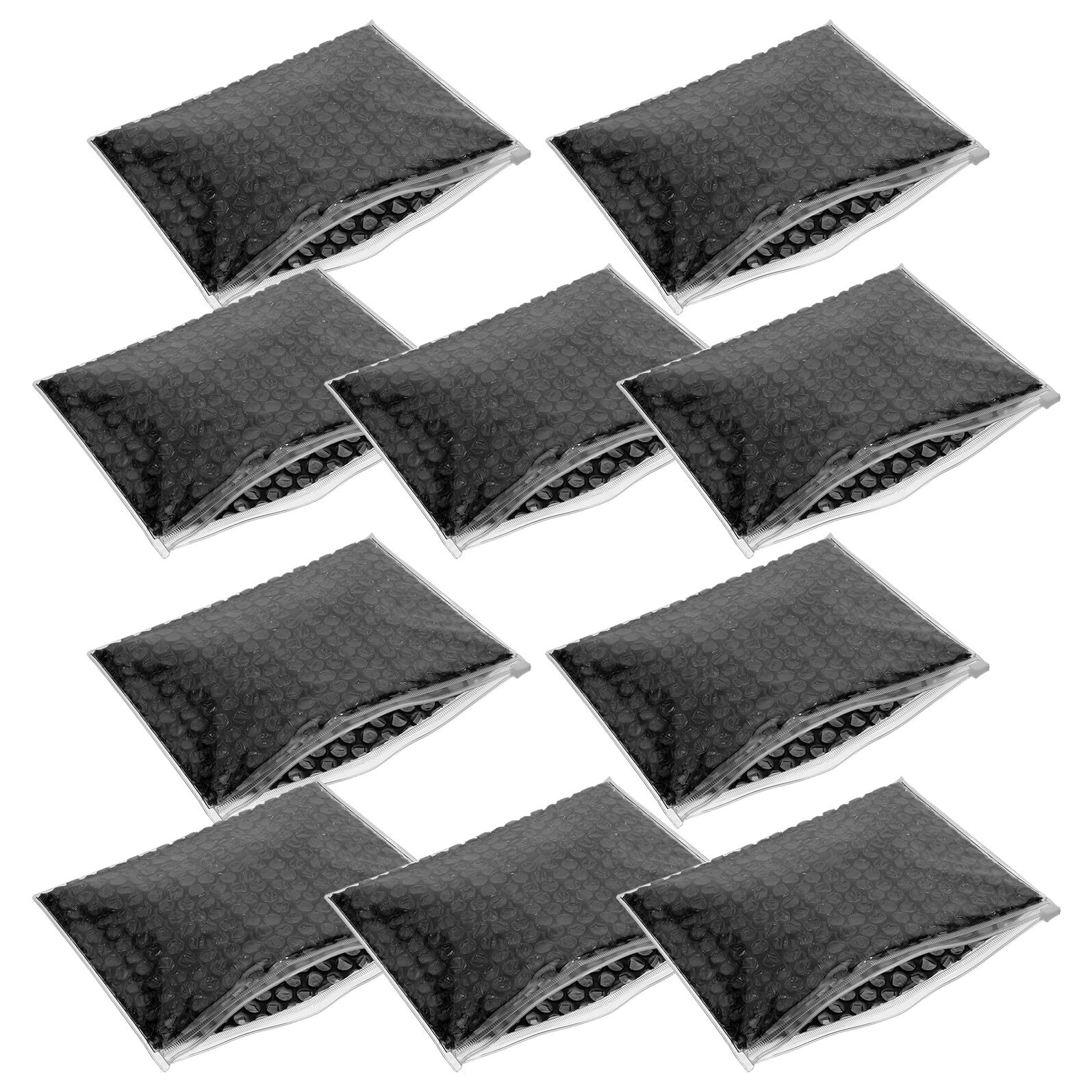 Envoltura protectora en bolsas de burbujas PRETYZOOM negras con cierre seguro para logística