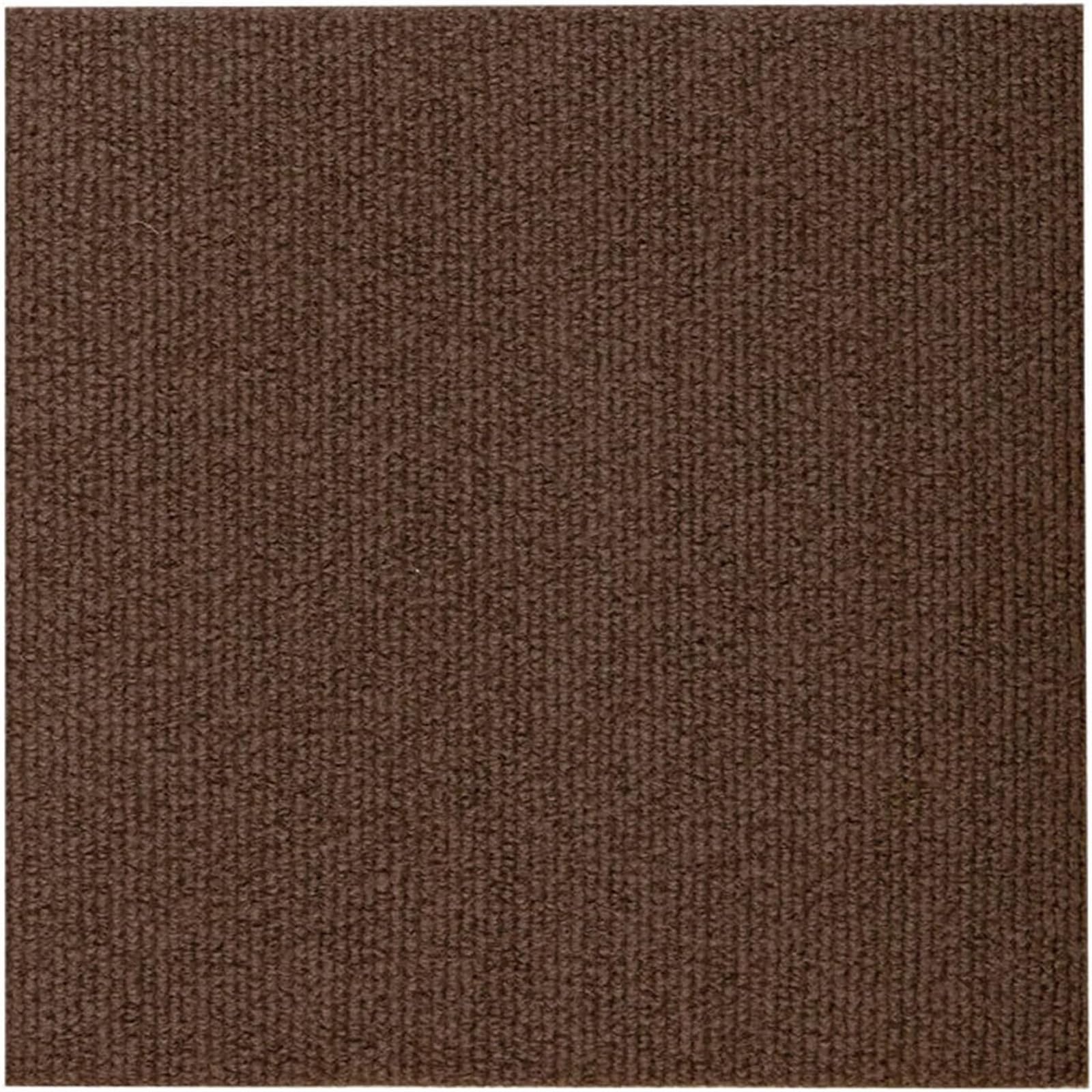 Cxvhsertwr Coffee Carpet Squares, Carpet Tiles Peel And Stick Washable Tile Diy Self Adhesive(,20Pcs)