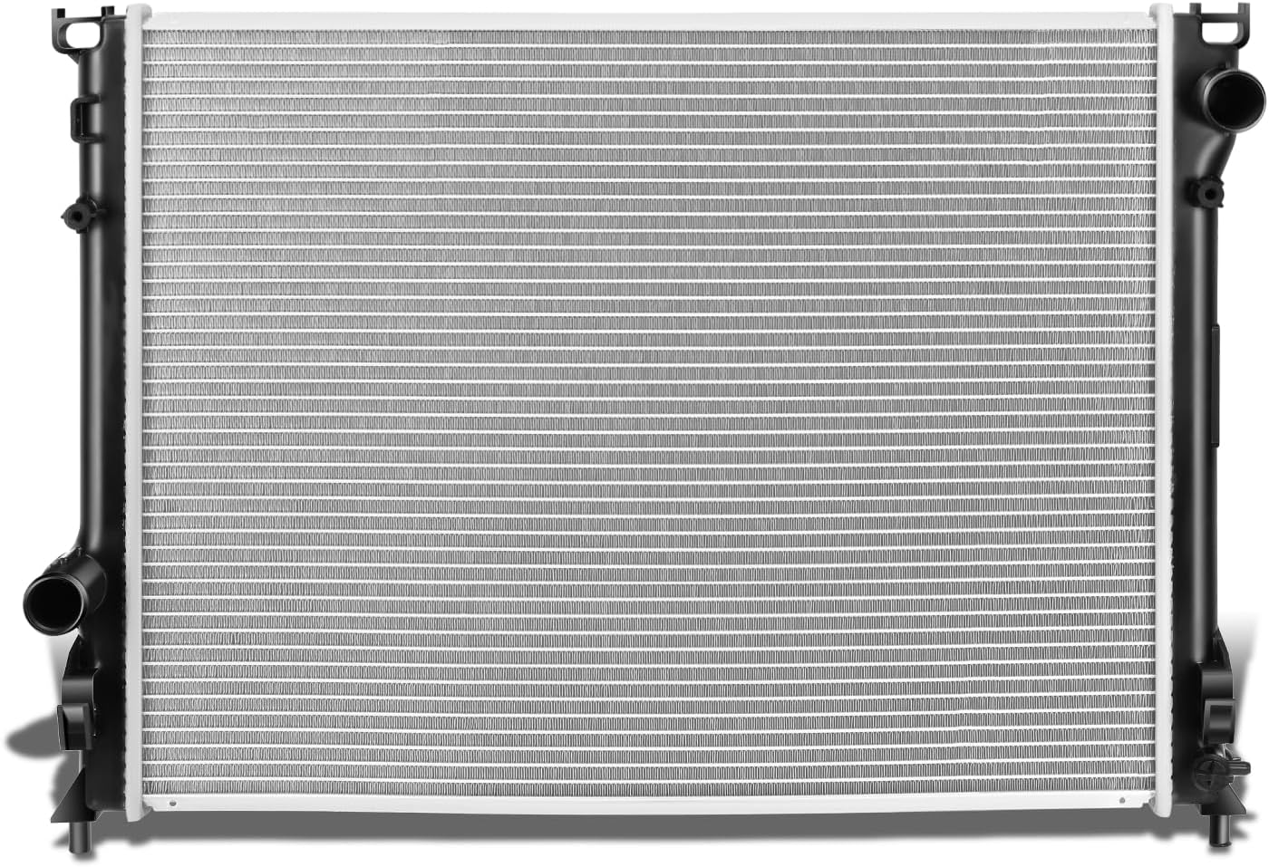 DNA Motoring OEM-RA-13157 OE Style Aluminum Core Radiator DPI 13157 Compatible with 09-18 Chrysler 300, 09-17 Challenger/Charger, 24-1/8" W X 18-3/8" H X 1" D, 1-7/16" Inlet, 1-7/16" Outlet