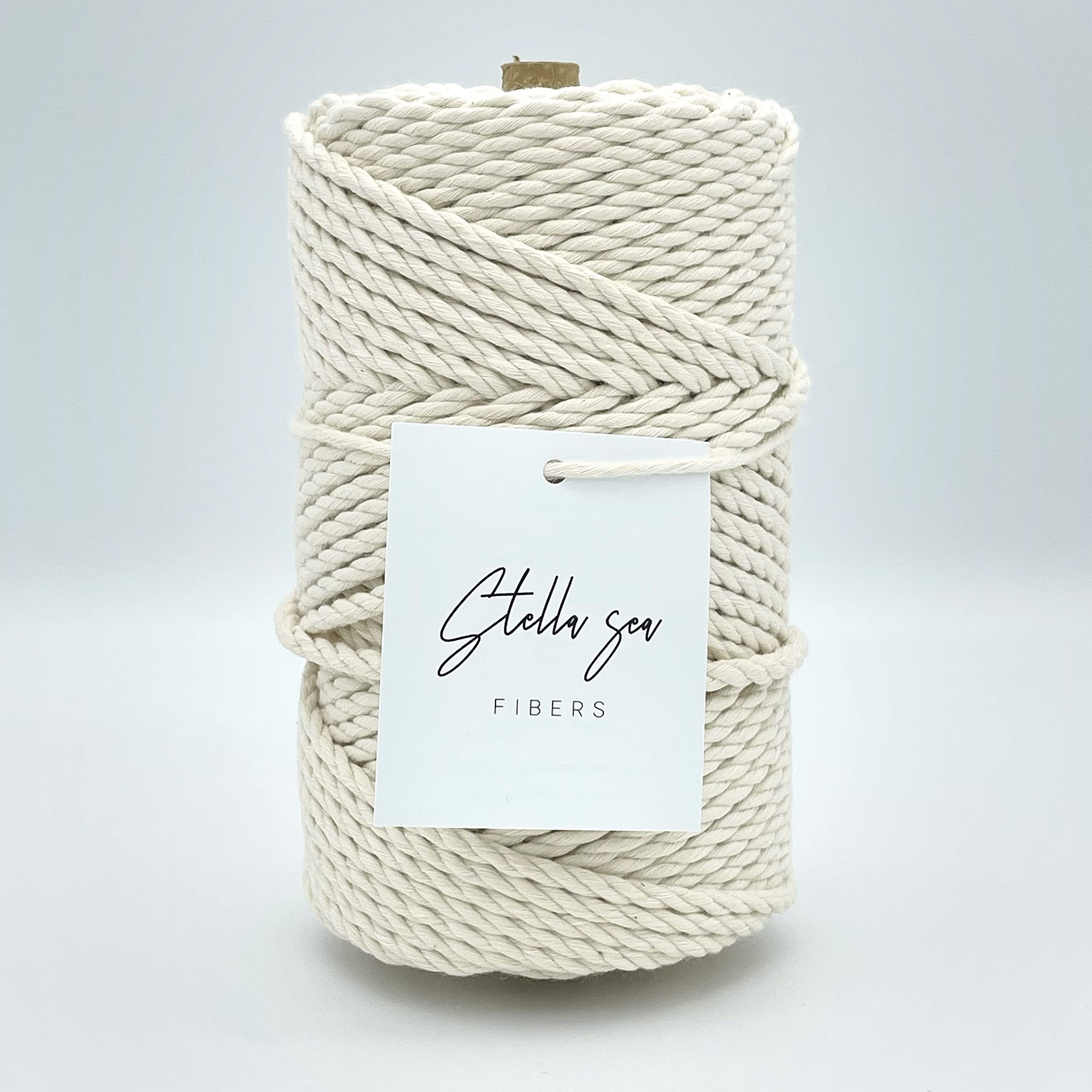 Amazon.co.jp: 【Stella Sea Fibers】マクラメロープ/紐 3本撚り