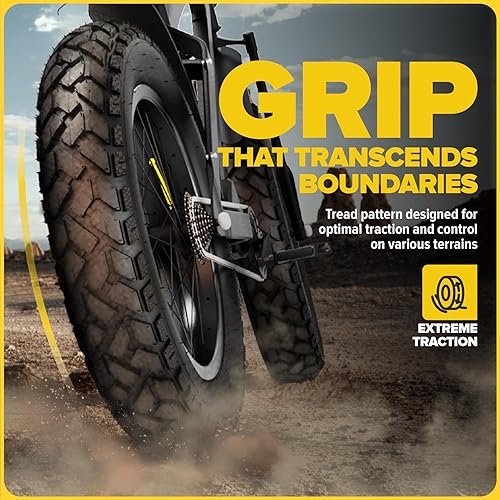 Miniatura 6 de ULTRAVERSE 20x4.0 26x4.0 inch - Bike Fat Tire - Robust, High-Performance Fat Tire for MTB and Ebikes, Durable All-Terrain Directional Tread,