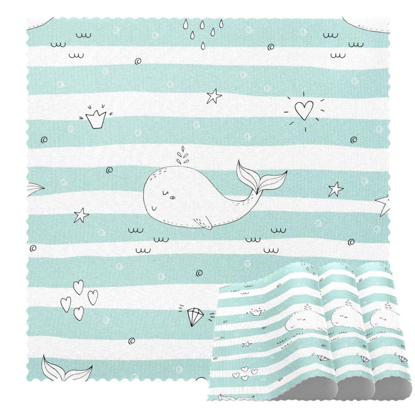 Lot de 4 sets de table requin et bulle 12x12 pouces pour repas