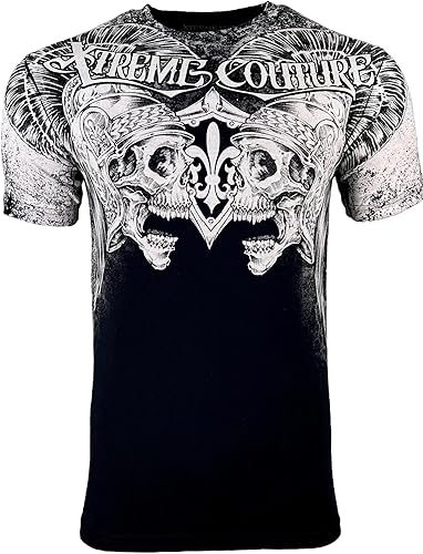 Xtreme Couture by Affliction Camiseta Hombre Hector Negro