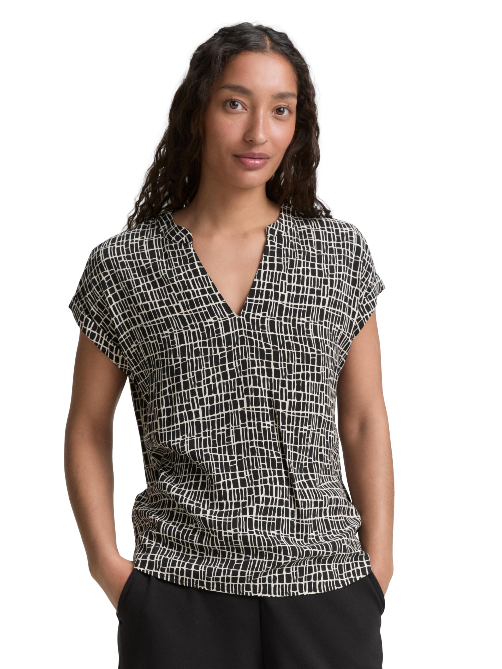 Tom Tailor Damen Loose Fit Bluse