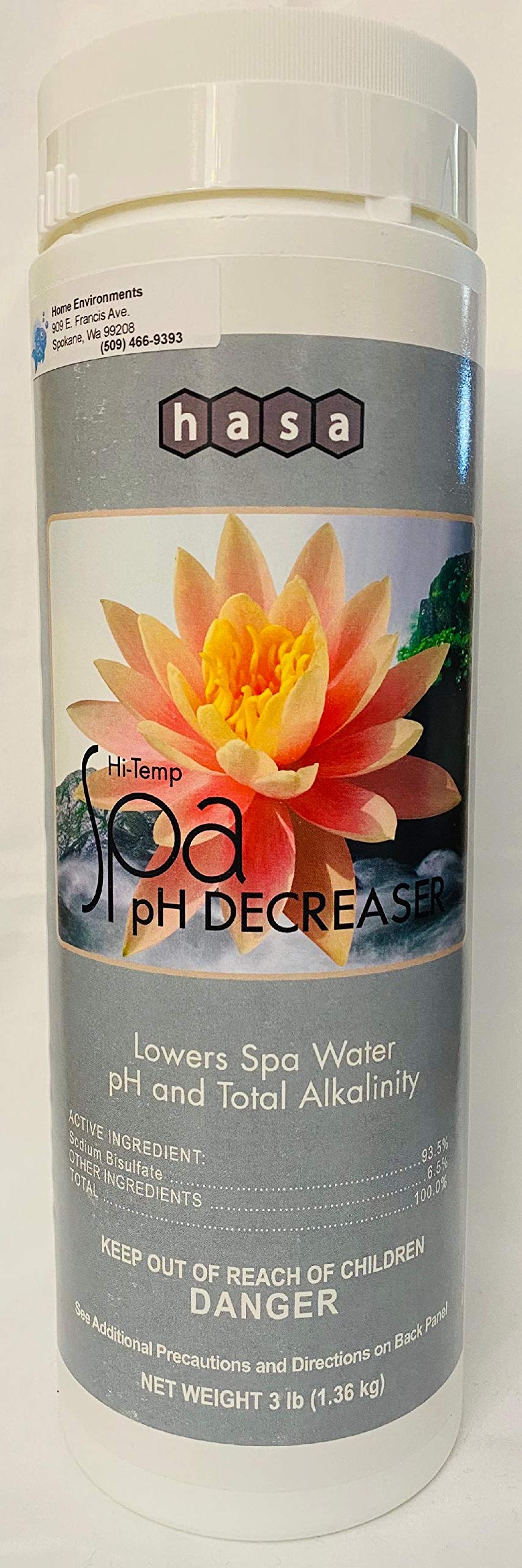 Hi-Temp Spa pH decreaser