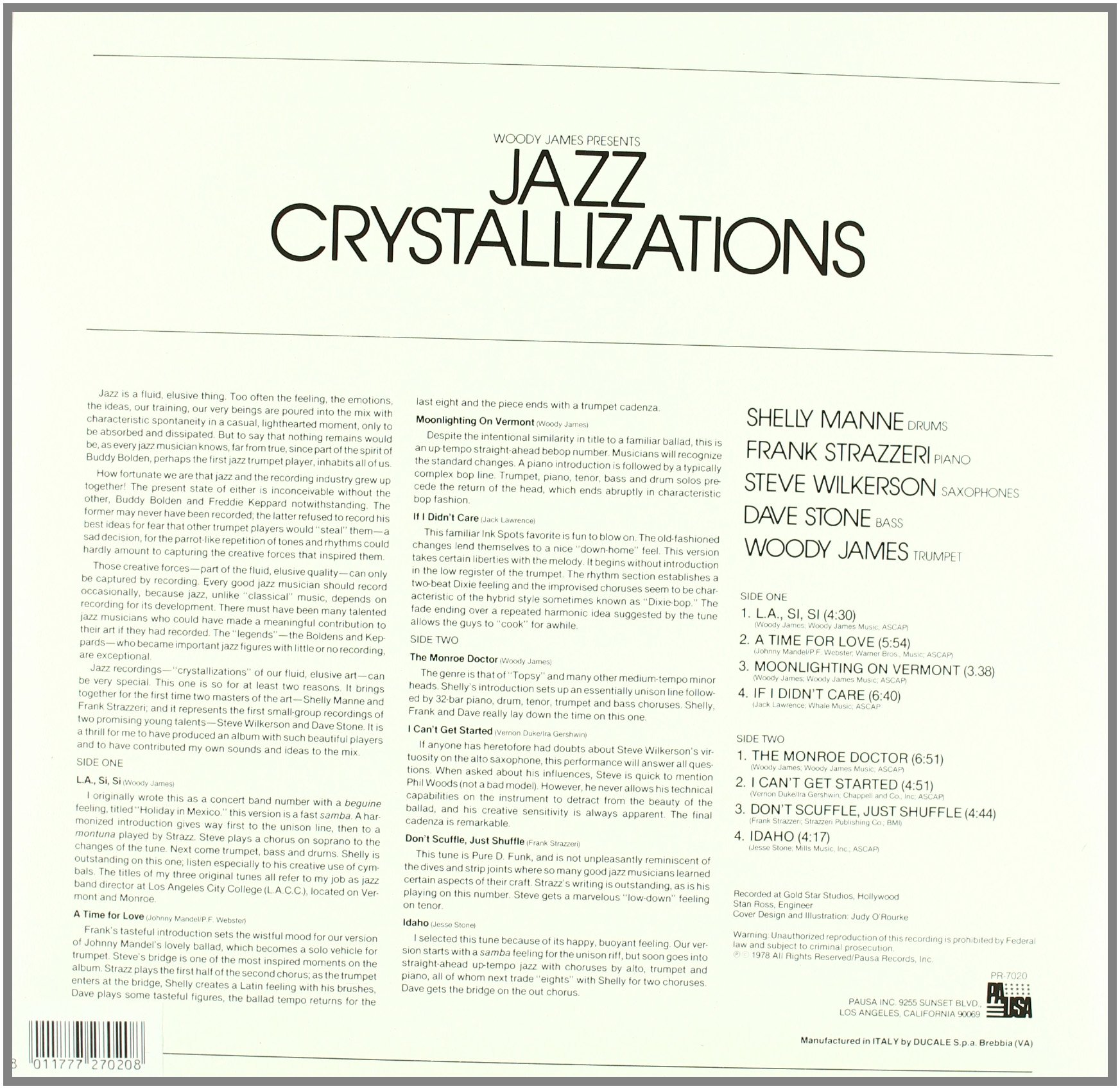Jazz Crystallizations