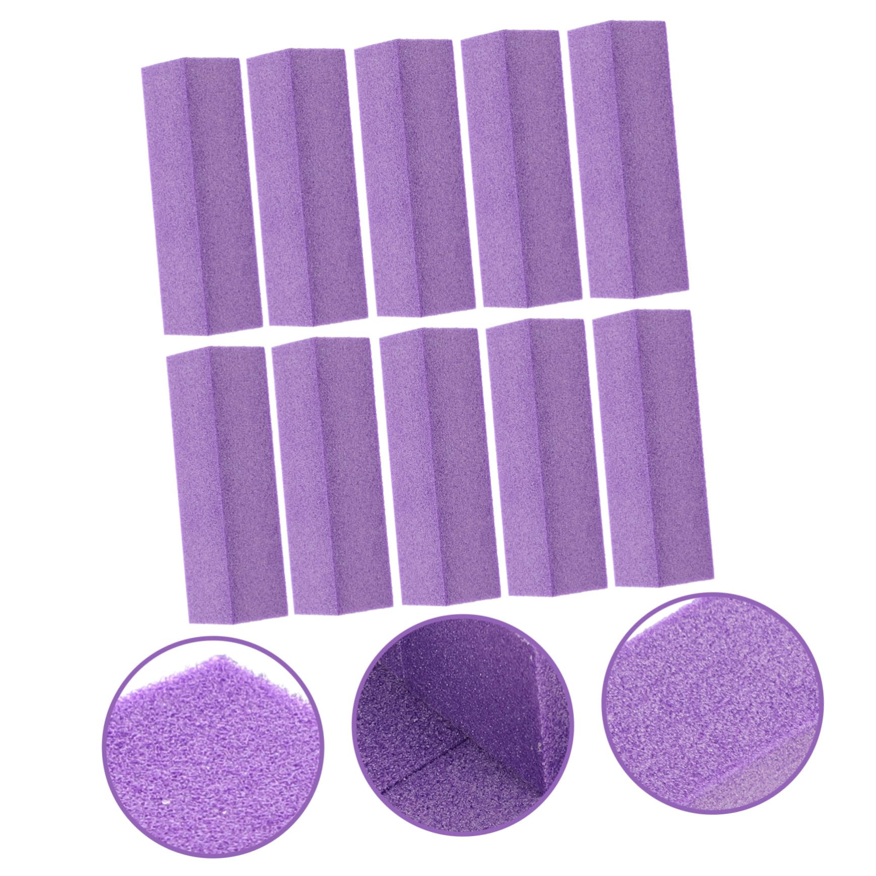 Healvian 50piezas Bloques De Pulido Para Manicura Limas Para Uñas Profesionales Diseño Multi-lado Suaves y Duraderas Herramientas De Cuidado De Uñas Portátiles Para Viajes y Uso Diario