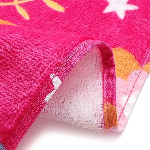 Miniatura 4 de Softerry Love Unicorn - Toalla de playa con diseño de arcoíris, 30 x 60 pulgadas, 100% terciopelo de algodón (30 x 60 pulgadas, rosa)