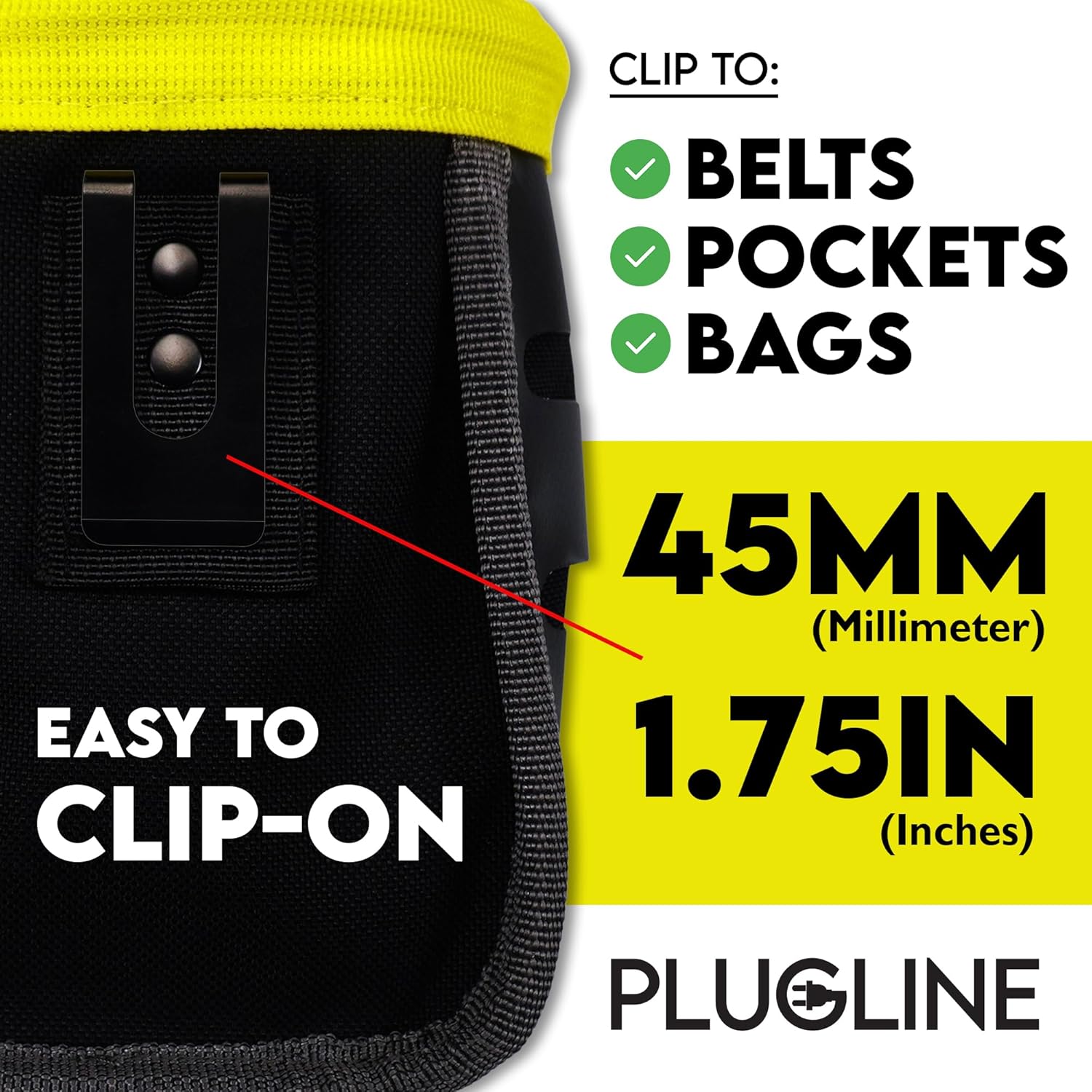 Tool Belt Pouch for Screws, Nails with Measuring Tape Holder, Tools Organizer Pouch Bag - Ideal for Men, Electrician, Carpenter, HVAC Tech, Technician, Handy Man, Plumber and Contractor - Image 2