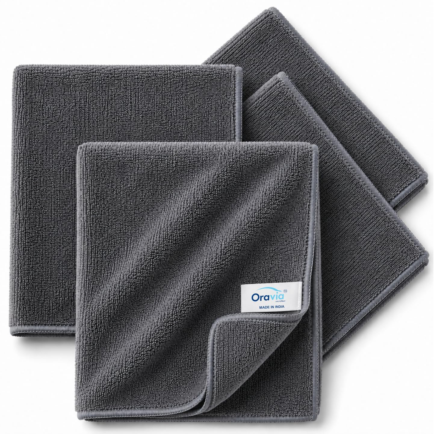 Microfiber Cloth - 4 pcs - 350 GSM! Ultra Soft Lint & Streak-Free Multipurpose Cloths - Automotive Microfiber Towels for Car Bike Cleaning Polishing Washing & Laptop Glasses.-image-41