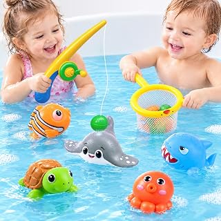 Bathtub Toy for Kids Shower Fishing Game Ideal Gifts 3 4 5 Year Boy Girl