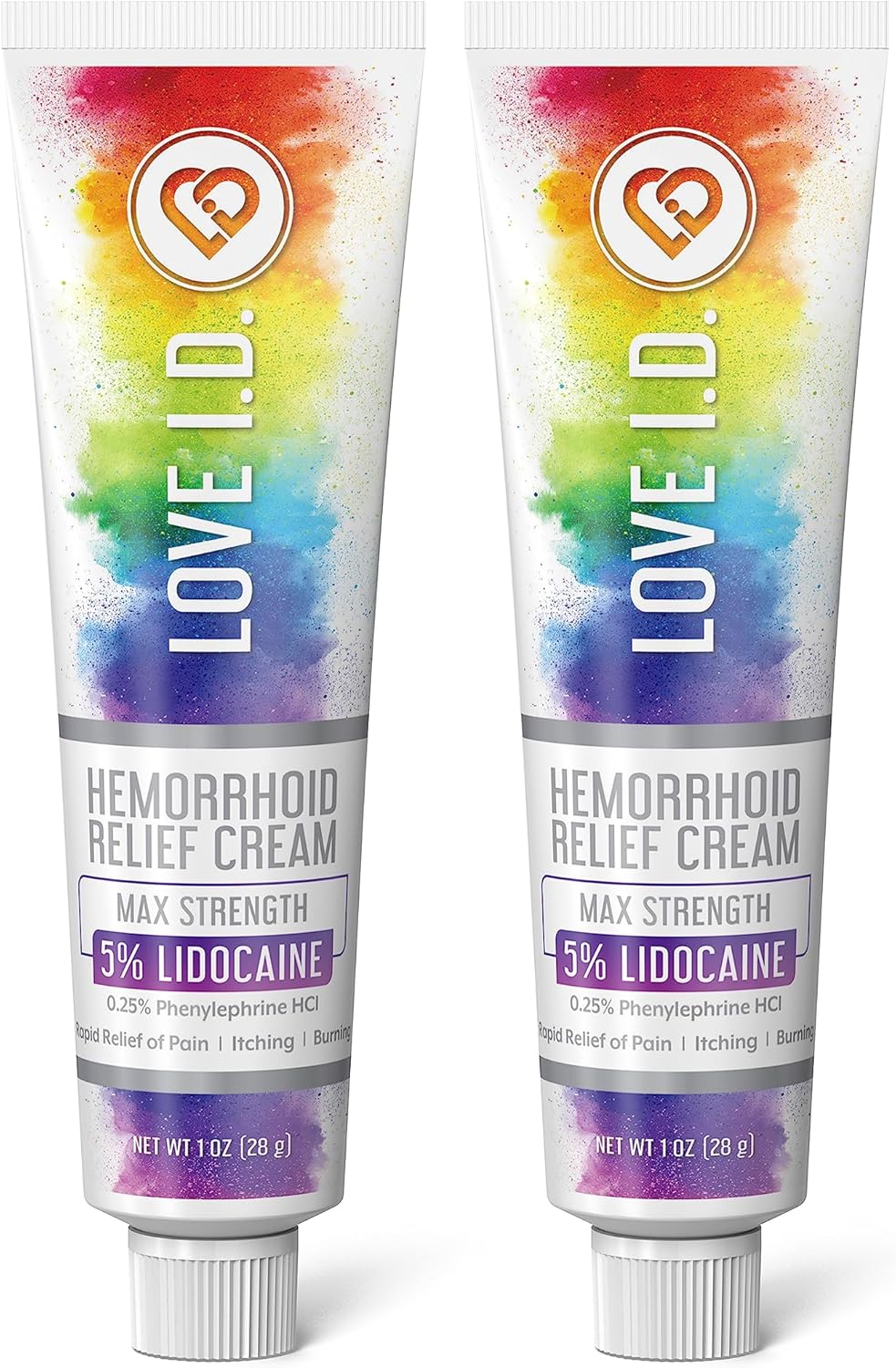 LOVE I.D. Hemorrhoid & Fissure Relief Cream Dual