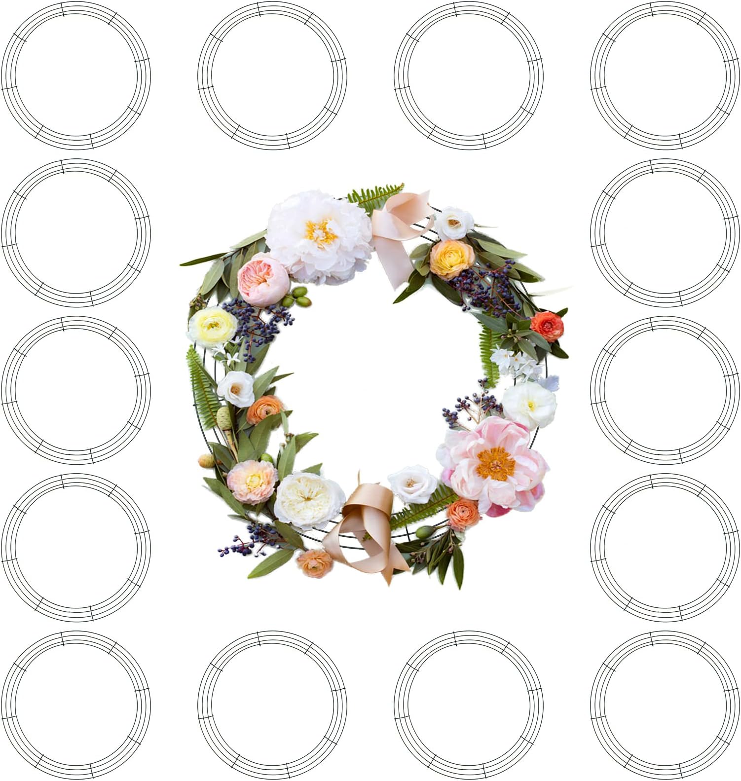 Christmas Wreath 14 In Wire Wreath Frame Wire Wreath Frame 16 Inch