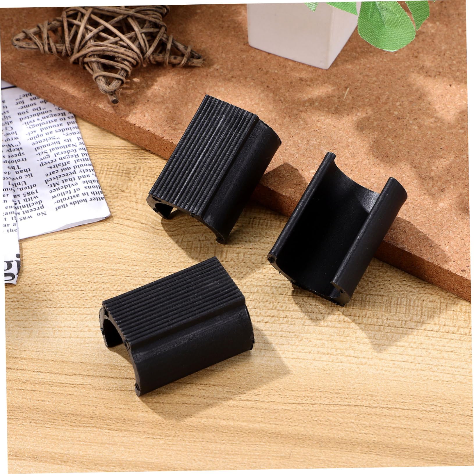 Adsamm INS R BL 25 4 INS R BL 25 4 X Lamellar Plugs, Black, 25 Mm